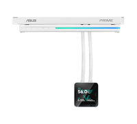 ASUS PRIME SLC II 360 ARGB LCD WHT Prozessor All-in-One-Flüssigkeitskühler 12 cm Weiß 1 Stück(e)