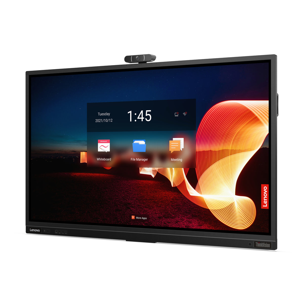 Lenovo ThinkVision T75 Computerbildschirm 190,5 cm (75") 3840 x 2160 Pixel 4K Ultra HD LED Touchscreen Schwarz