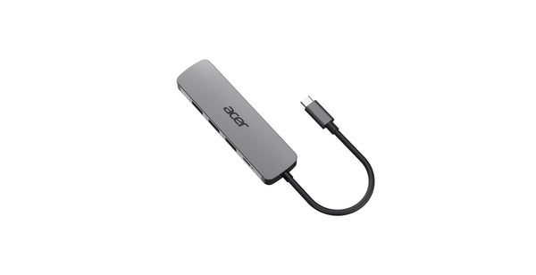 Acer 5-in-1 Type C Dongle Wired USB 3.2 Gen 1 (3.1 Gen 1) Type-C Silver