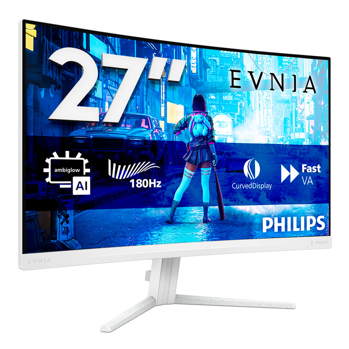 Philips Evnia 5000 27M2C5201L/00 Computerbildschirm 68,6 cm (27") 1920 x 1080 Pixel Full HD LCD Weiß