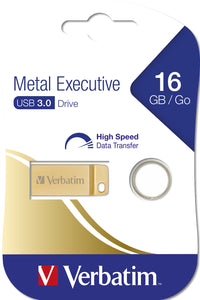 Verbatim Metal Executive - USB 3.0-Stick 16 GB - Gold