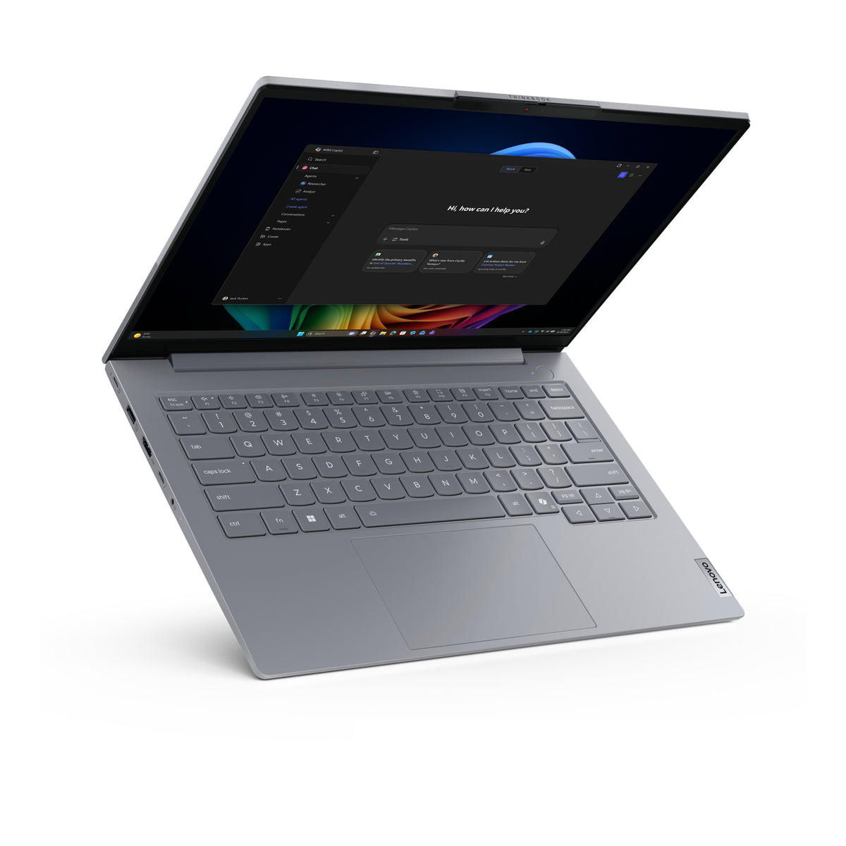 Lenovo ThinkBook 14 G9 IPL Copilot+ PC Intel Core Ultra 5 325 Laptop 35,6 cm (14") WUXGA 16 GB DDR5-SDRAM 512 GB SSD Wi-Fi 7 (802.11be) Windows 11 Pro Schweiz Grau