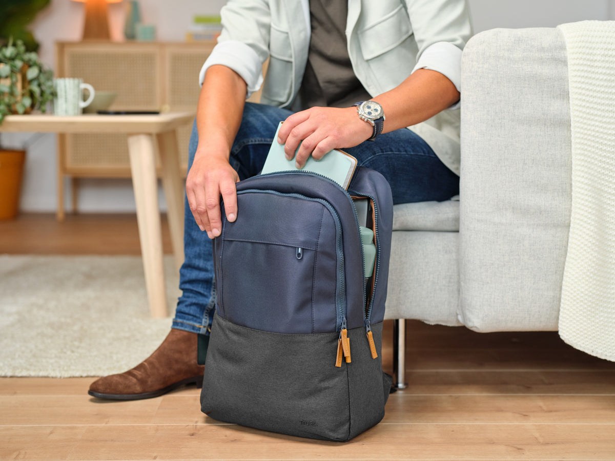 Trust Lisboa 40,6 cm (16") Rucksack Blau