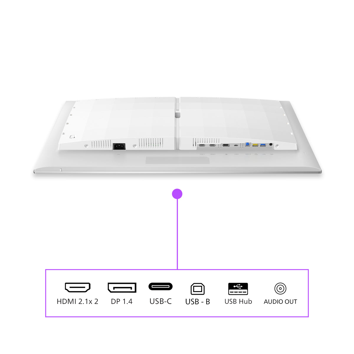 Philips Evnia 8000 32M2N8900/00 Computerbildschirm 80 cm (31.5") 3840 x 2160 Pixel 4K Ultra HD QD-OLED Weiß