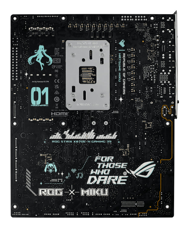 ASUS ROG STRIX X870E-H GAMING WIFI7 HATSUNE MIKU EDITION AMD X870E Sockel AM5 ATX