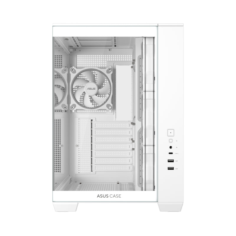 ASUS A32 Plus TG ARGB White Midi Tower Weiß