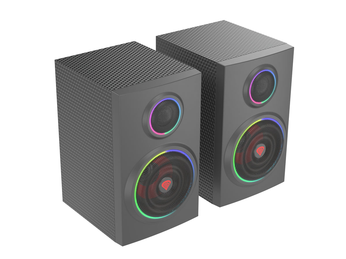 GENESIS Helium 300 BT Lautsprecherset 24 W PC/Laptop Schwarz 2.0 Kanäle 2-Wege Bluetooth