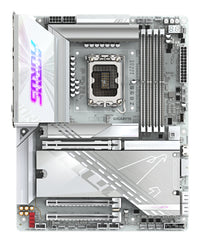 GIGABYTE Z890 AORUS PRO ICE Mainboard - Unterstützt Intel Core Ultra (Serie 2) CPUs, 16+1+2 Phasen VRM, bis zu 9500MHz DDR5 (OC), 1xPCIe 5.0 + 4xPCIe 4.0, Wi-Fi 7, 5GbE LAN, Thunderbolt 4