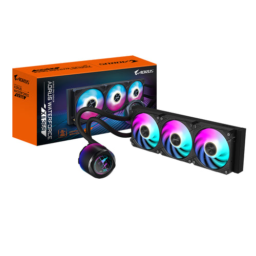K Cooler GIGABYTE AORUS WATERFORCE X II 360 AIO Liquid CPU Cooler