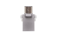 Kingston Technology DataTraveler microDuo 3C 32GB USB-Stick USB Type-A / USB Type-C 3.2 Gen 1 (3.1 Gen 1) Silber