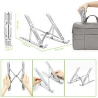 Techly ICA-TBL 134TY laptop-ständer Silber 40,6 cm (16")