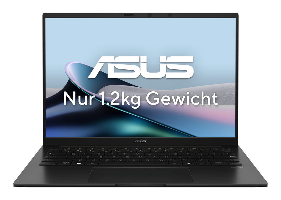 ASUS Zenbook 14 OLED UM3406GA-QD032W Copilot+ PC AMD Ryzen AI 7 445 Laptop 35,6 cm (14") WUXGA 32 GB LPDDR5x-SDRAM 1 TB SSD Wi-Fi 6E (802.11ax) Windows 11 Home Schwarz