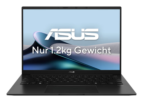 ASUS Zenbook 14 OLED UM3406GA-QD030W Copilot+ PC AMD Ryzen AI 7 445 Laptop 35,6 cm (14") WUXGA 32 GB LPDDR5x-SDRAM 1 TB SSD Wi-Fi 6E (802.11ax) Windows 11 Home Deutsch Schwarz