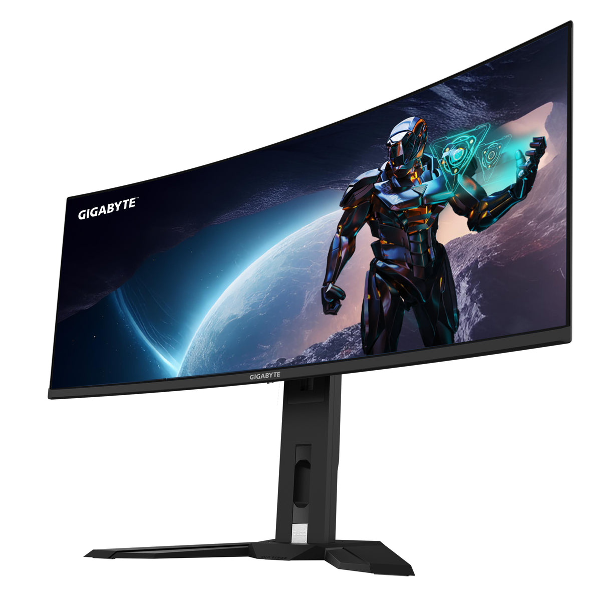 GIGABYTE OLED WQHD Curved Gaming Monitor MO34WQC2 - 34 Zoll, 3440 x 1440, 240Hz, 0,03ms, KVM, 250 cd/m², FreeSync Premium Pro, DisplayHDR True Black 400, HDMI 2.1, Displayport 1.4