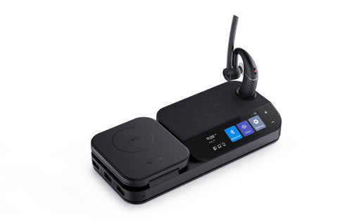 Yealink BH71-WORKSTATION Kopfhörer & Headset Kabellos im Ohr Büro/Callcenter Bluetooth Ladestation Schwarz