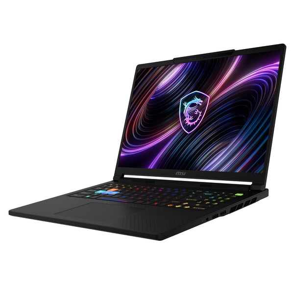 MSI Raider A16 HX B8WI-046FRY AMD Ryzen™ 9 8940HX Laptop 40,6 cm (16") Quad HD+ 32 GB DDR5-SDRAM 1 TB SSD NVIDIA GeForce RTX 5080 Wi-Fi 7 (802.11be) Windows 11 Pro Schwarz Französisch
