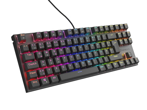GENESIS NKG-1886 Tastatur Gaming USB QWERTZ Deutsch Schwarz