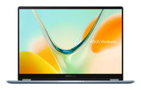 ASUS Vivobook S14 Flip TP5408QA-U2114W Copilot+ PC Snapdragon X1-26-100 Hybrid (2-in-1) 35,6 cm (14") Touchscreen WUXGA 16 GB LPDDR5x-SDRAM 512 GB SSD Wi-Fi 6E (802.11ax) Windows 11 Home Blau