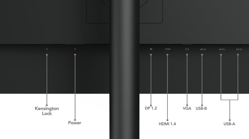 Lenovo ThinkVision T24v-30 Computerbildschirm 60,5 cm (23.8") 1920 x 1080 Pixel Full HD LED Schwarz