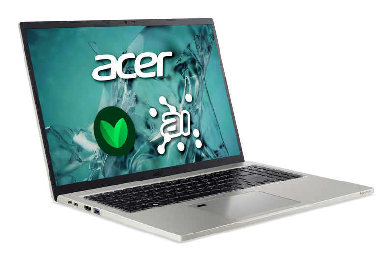 Acer Aspire AV16-71P-724V Intel Core Ultra 7 255H Laptop 40,6 cm (16") WUXGA 16 GB LPDDR5x-SDRAM 1 TB SSD Wi-Fi 6 (802.11ax) Windows 11 Home Grau