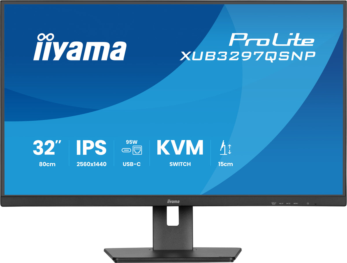 iiyama ProLite XUB3297QSNP-B1 Computerbildschirm 81,3 cm (32") 2560 x 1440 Pixel Quad HD LED Schwarz