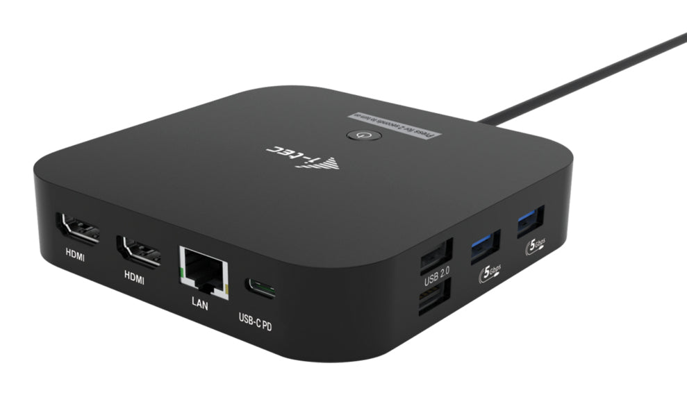 i-tec Docking station USB-C Dual HDMI con Power Delivery 100 W