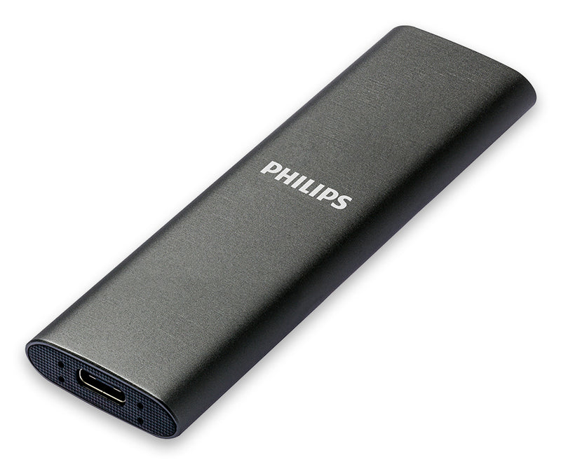 Philips FM02SS030P/00 Externes Solid State Drive 2 TB USB Typ-C 3.2 Gen 1 (3.1 Gen 1) Grau