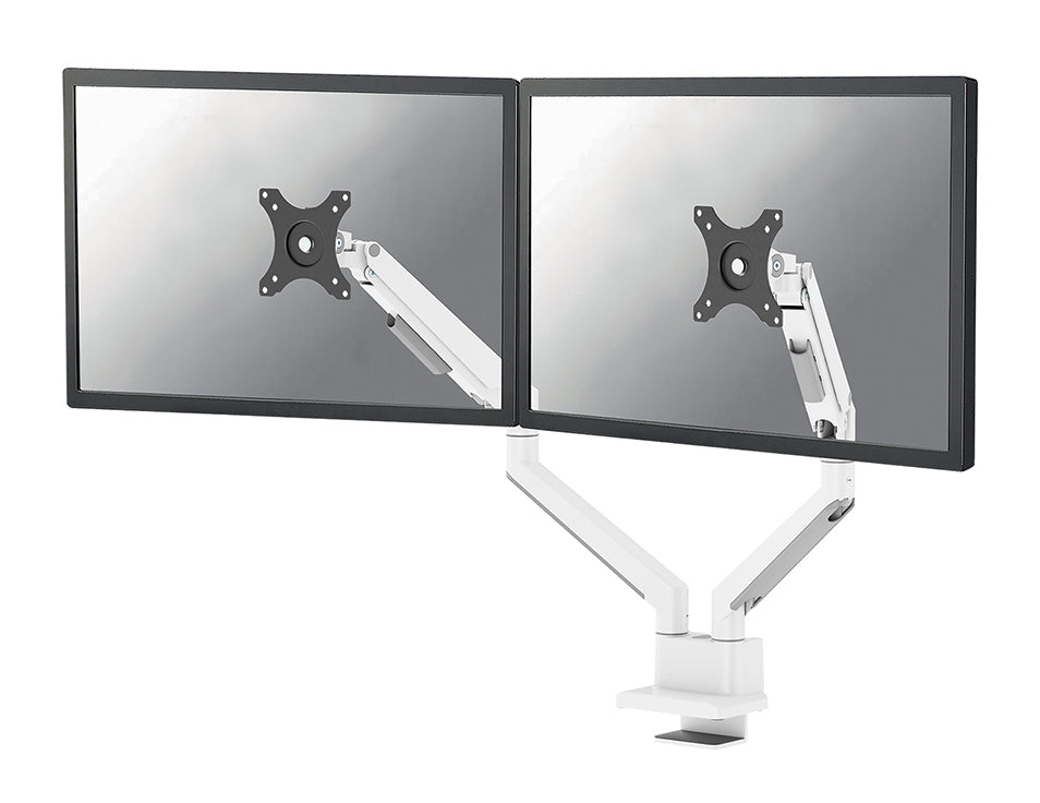 Neomounts DS70-250WH2 Monitorarm 17-32" - Gasfeder - Topfix - 180°-Stopp