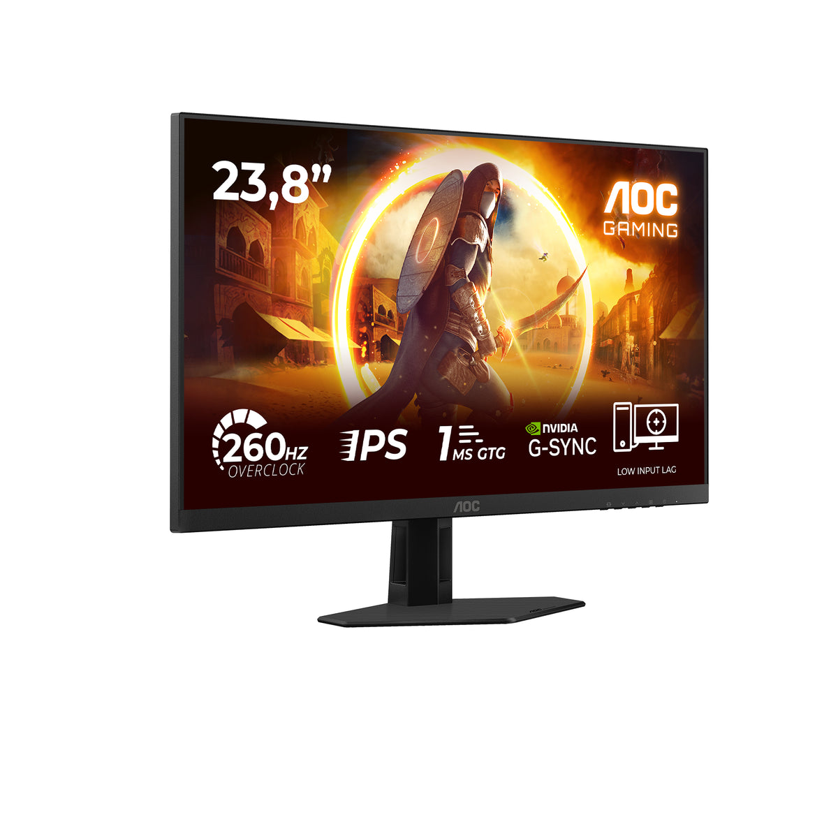 AOC G4 24G4ZRE Computerbildschirm 60,5 cm (23.8") 1920 x 1080 Pixel Full HD LED Schwarz, Rot