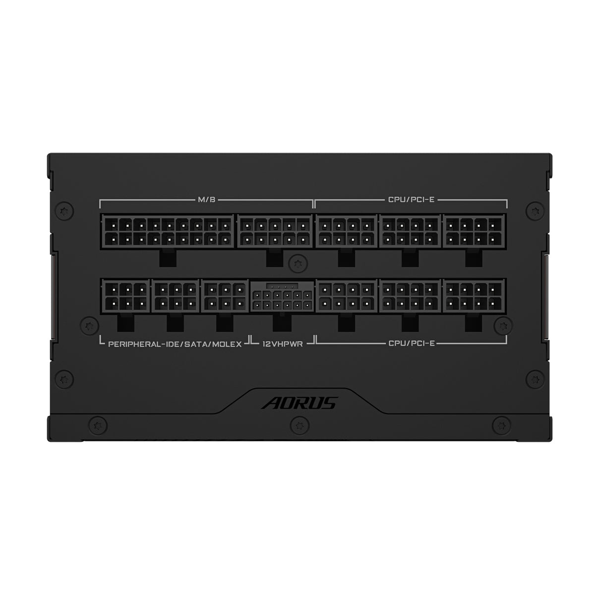 GIGABYTE AORUS ELITE P1000W ICE Netzteil - PCIe 5.0, 80 PLUS Platinum, Vollmodulares Design, 120mm Lüfter, ATX 3.0-kompatibel, EU-Stecker