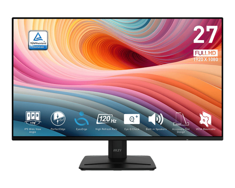 MSI Pro MP271A E2 Computerbildschirm 68,6 cm (27") 1920 x 1080 Pixel Full HD LCD Schwarz
