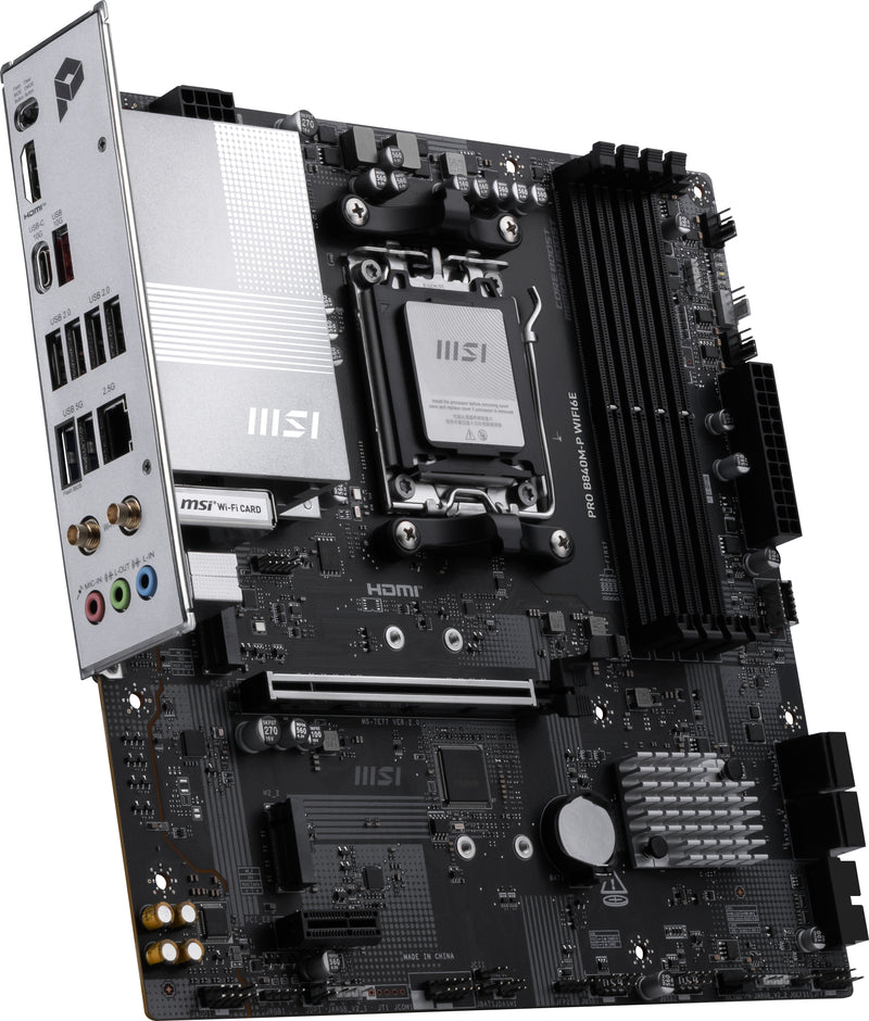 MSI PRO B840M-P WIFI6E Motherboard AMD B840 Sockel AM5 micro ATX