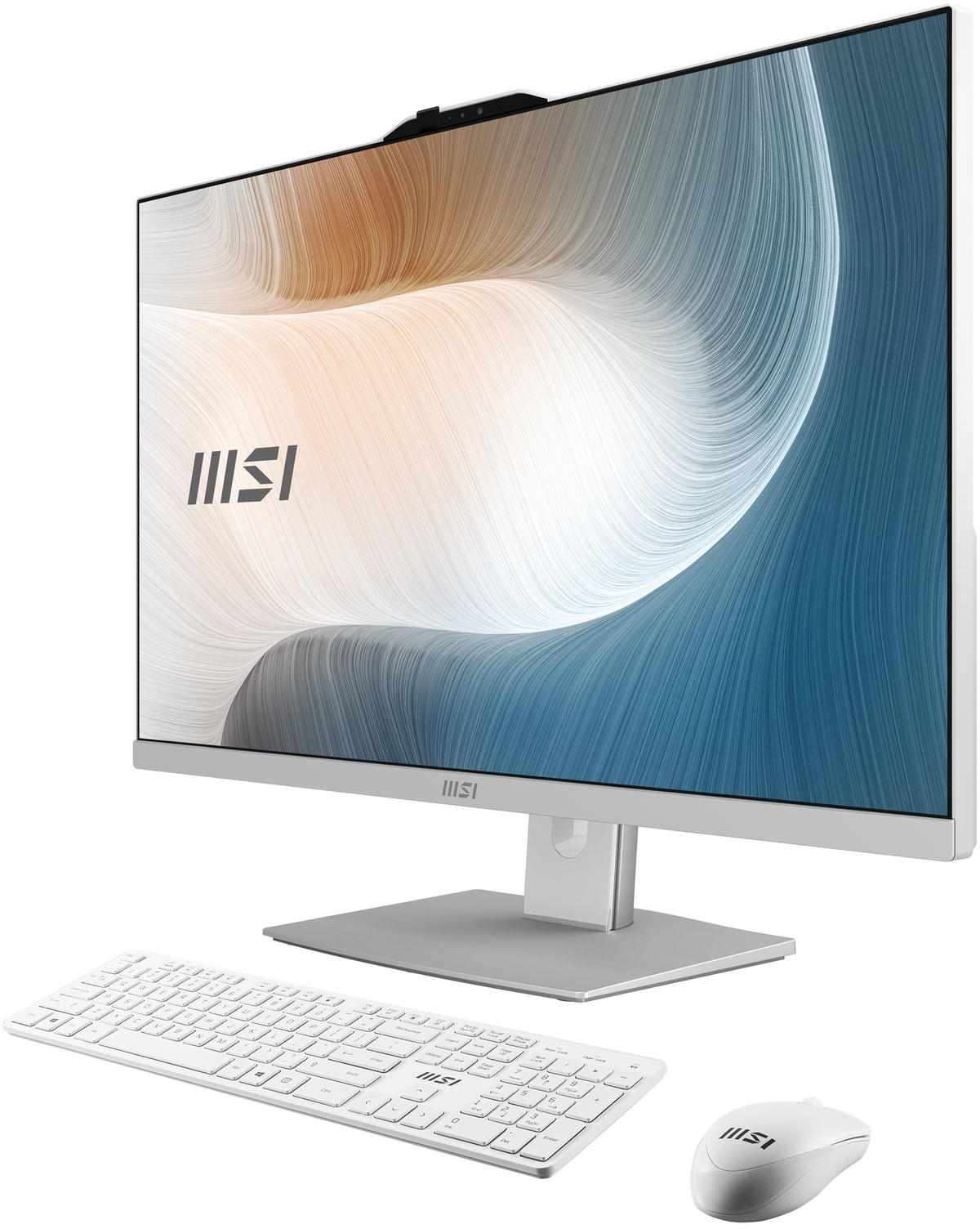 MSI Modern AM242P 1M-1872AT All-in-One PC/Workstation Intel Core 5 120U 60,5 cm (23.8") 1920 x 1080 Pixel All-in-One-PC 16 GB DDR5-SDRAM 512 GB SSD Windows 11 Home Wi-Fi 6E (802.11ax) Weiß