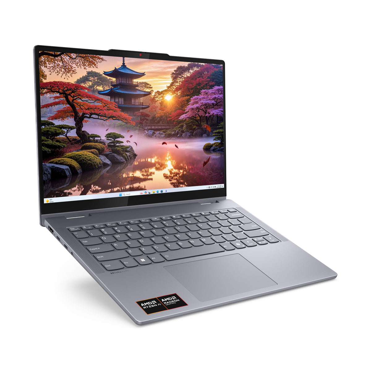 Lenovo IdeaPad 5 2-in-1 14AKP10 Copilot+ PC AMD Ryzen AI 5 340 Hybrid (2-in-1) 35.6 cm (14") Touchscreen WUXGA 16 GB LPDDR5x-SDRAM 512 GB SSD Wi-Fi 7 (802.11be) Windows 11 Home Grey German