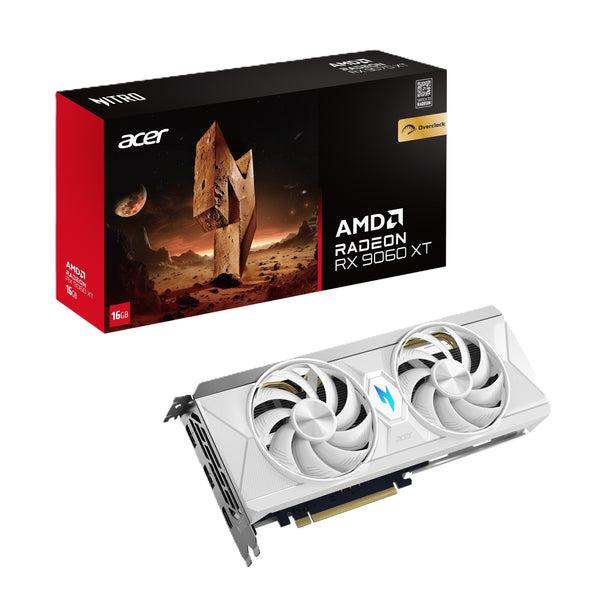 Acer Nitro Radeon RX 9060 XT OC 16 Go White Edition AMD GDDR6