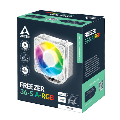 K Cooler Arctic Freezer 36-S A-RGB White