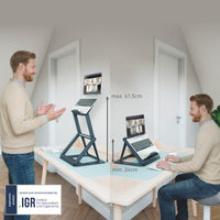 Leitz 65890089 laptop-ständer Dunkles Grau 43,2 cm (17")
