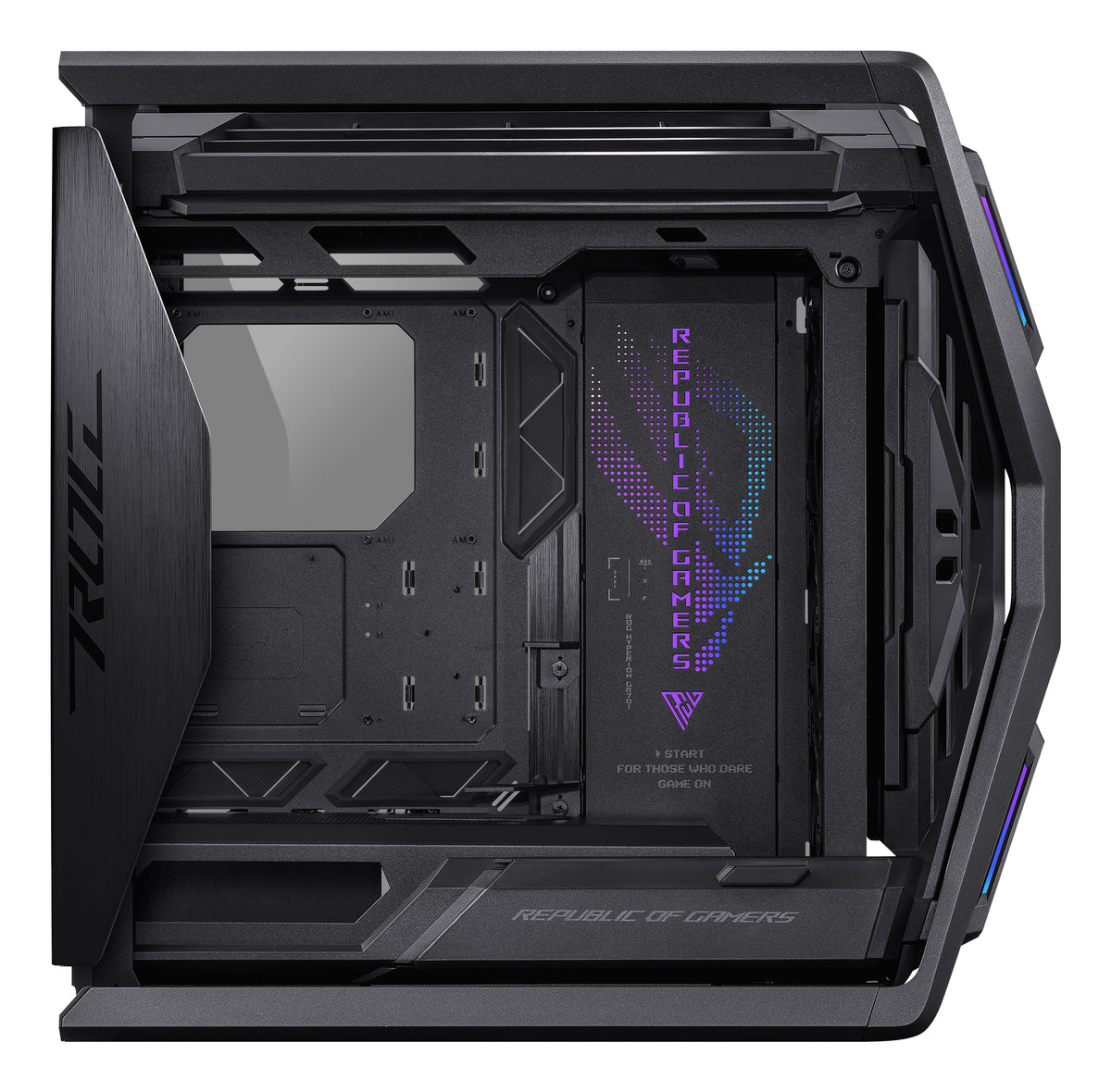 ASUS ROG Hyperion GR701 BTF Edition Tower Schwarz, Transparent