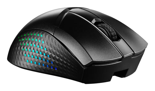 MSI CLUTCH GM51 LIGHTWEIGHT WIRELESS Maus Gaming rechts RF Wireless + Bluetooth + USB Type-C Optisch 26000 DPI