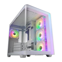 FSP M580-WA Gehäuse Midi Tower mITX, mATX Weiß ARGB