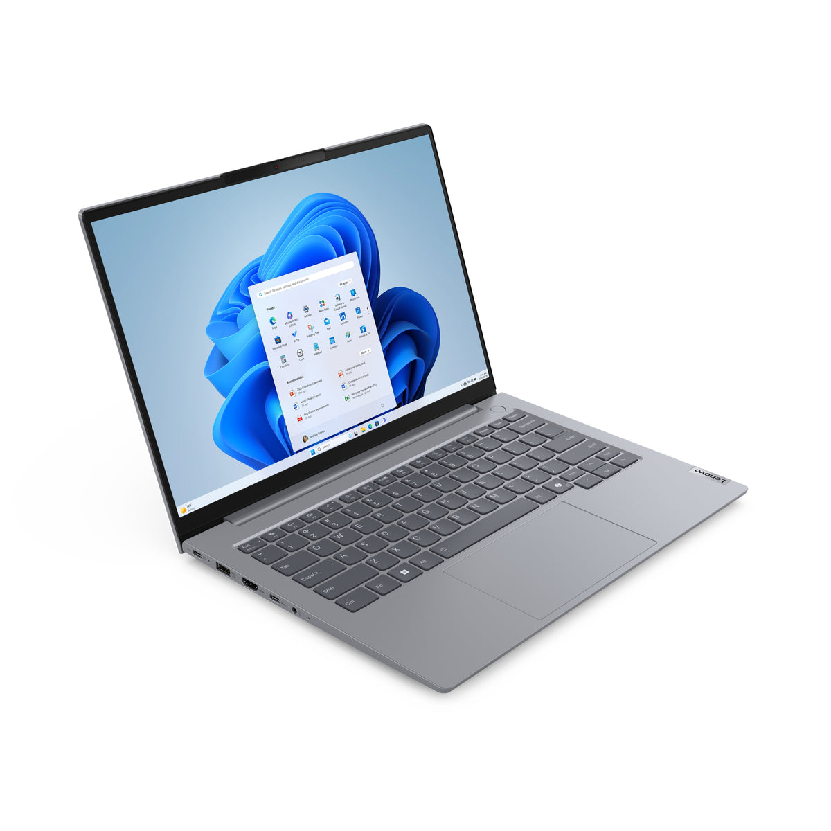 Lenovo ThinkBook 14 G7 ARP AMD Ryzen™ 5 7535HS Laptop 35,6 cm (14") WUXGA 32 GB DDR5-SDRAM 512 GB SSD Wi-Fi 6E (802.11ax) Windows 11 Pro Deutsch Grau