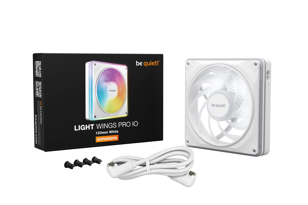 be quiet! Light Wings Pro IO 120mm Expansion White Weiß