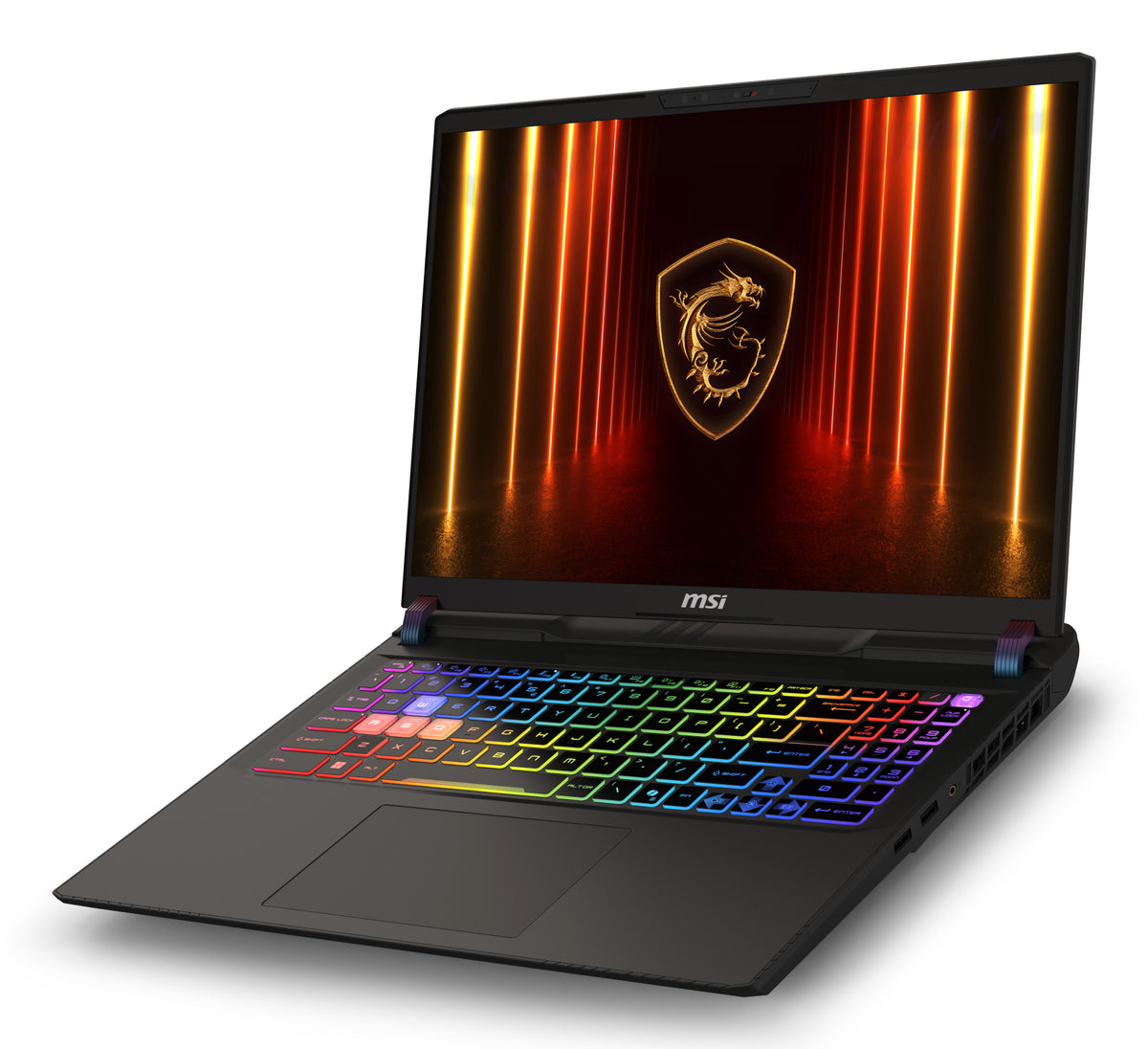 MSI Vector 18 HX AI A2XWJG-657 Intel Core Ultra 9 275HX Laptop 45,7 cm (18") Quad HD+ 32 GB DDR5-SDRAM 2 TB SSD NVIDIA GeForce RTX 5090 Wi-Fi 7 (802.11be) Windows 11 Home Grau
