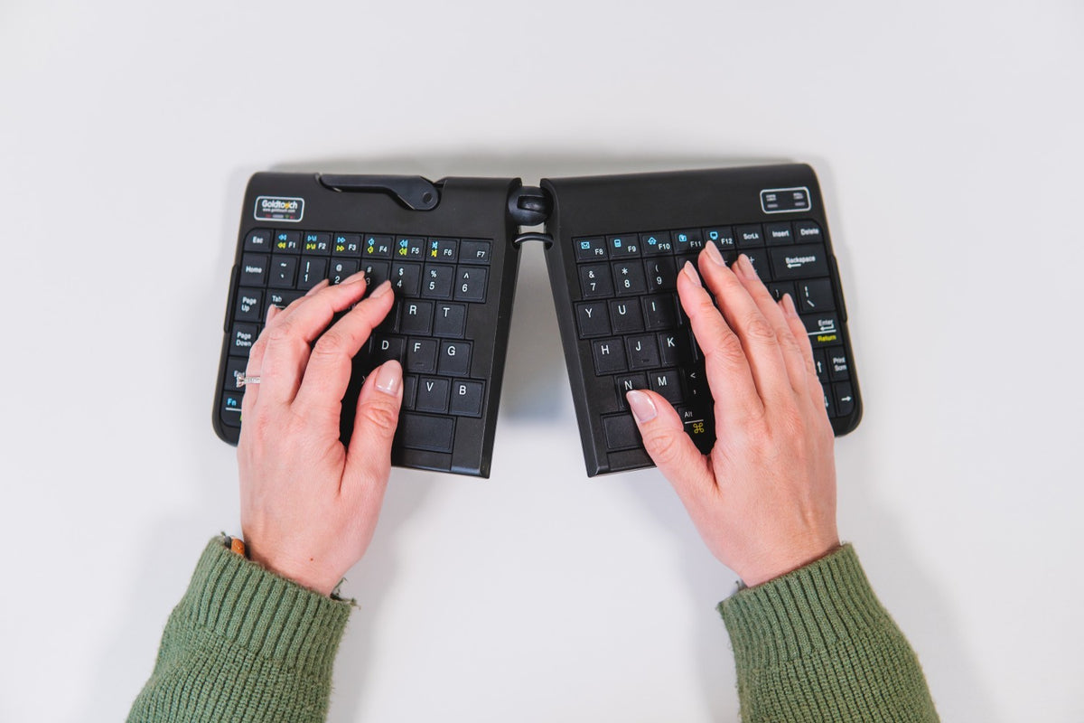 BakkerElkhuizen Goldtouch Travel Go2 Wireless US Qwerty