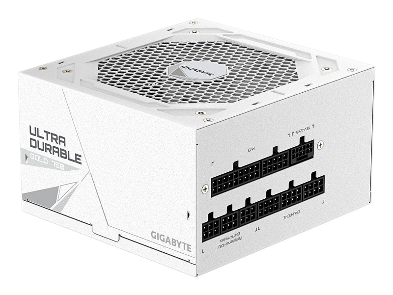 GIGABYTE UD750GM PG5 V2 ICE Netzteil – PCIe Gen 5.1, 80 PLUS Gold, Vollmodulares Design, 120-mm-Lüfter, ATX 3.1-kompatibel, EU-Stecker