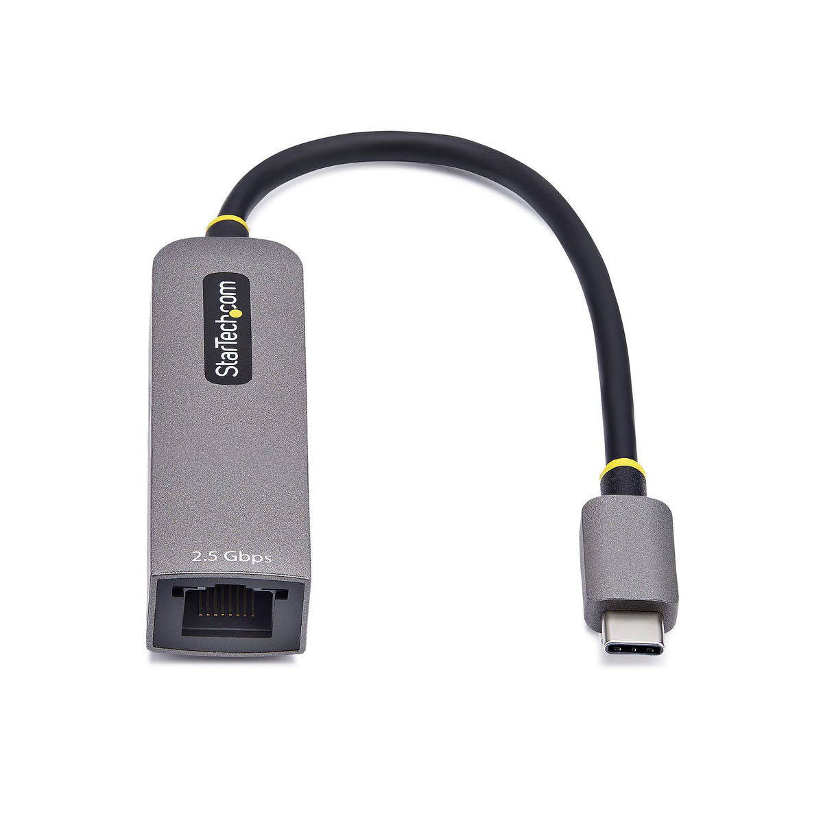 StarTech.com 2,5GbE USB C Ethernet Adapter, 100W PD Pass-Through, USB-C auf Lan-RJ45 Netzwerkadapter, USB-C 3.0 NIC, Thunderbolt Kompatibel, Windows & Mac