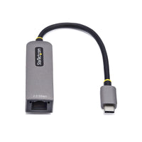 StarTech.com 2,5GbE USB C Ethernet Adapter, 100W PD Pass-Through, USB-C auf Lan-RJ45 Netzwerkadapter, USB-C 3.0 NIC, Thunderbolt Kompatibel, Windows & Mac