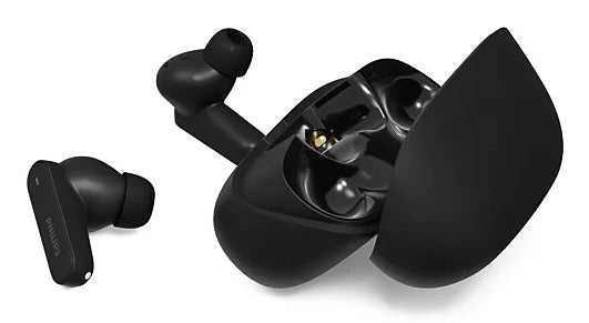 Philips TAT3000BK/00 Écouteurs et Casque True Wireless Stereo (TWS) intra-auriculaire Appels/Musique USB Type-C Bluetooth Noir