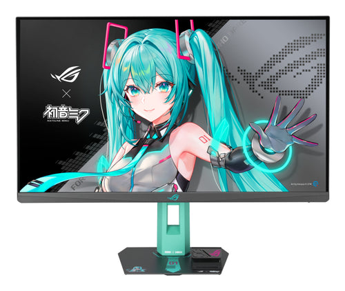 ASUS ROG Strix XG27ACMEG-G Hatsune Miku Edition Computerbildschirm 68,6 cm (27") 2560 x 1440 Pixel Wide Quad HD LCD Mehrfarbig