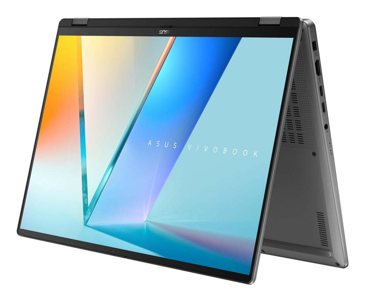 ASUS Vivobook 16 Flip TP3607SH-RJ031WS Copilot+ PC Intel Core Ultra 7 256V Hybrid (2-in-1) 40,6 cm (16") Touchscreen 3K 16 GB LPDDR5x-SDRAM 1 TB SSD NVIDIA GeForce RTX 5050 Wi-Fi 7 (802.11be) Windows 11 Home Grau